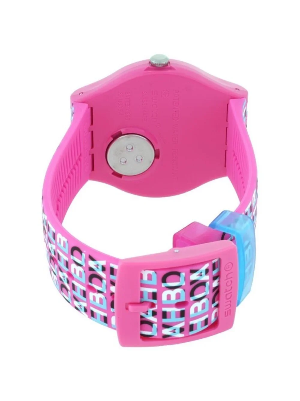 NWT Swatch Love & Blah Quartz White Dial Unisex Watch